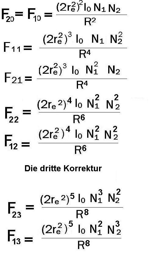 Korrekturen des 1.,2.,3. Grades